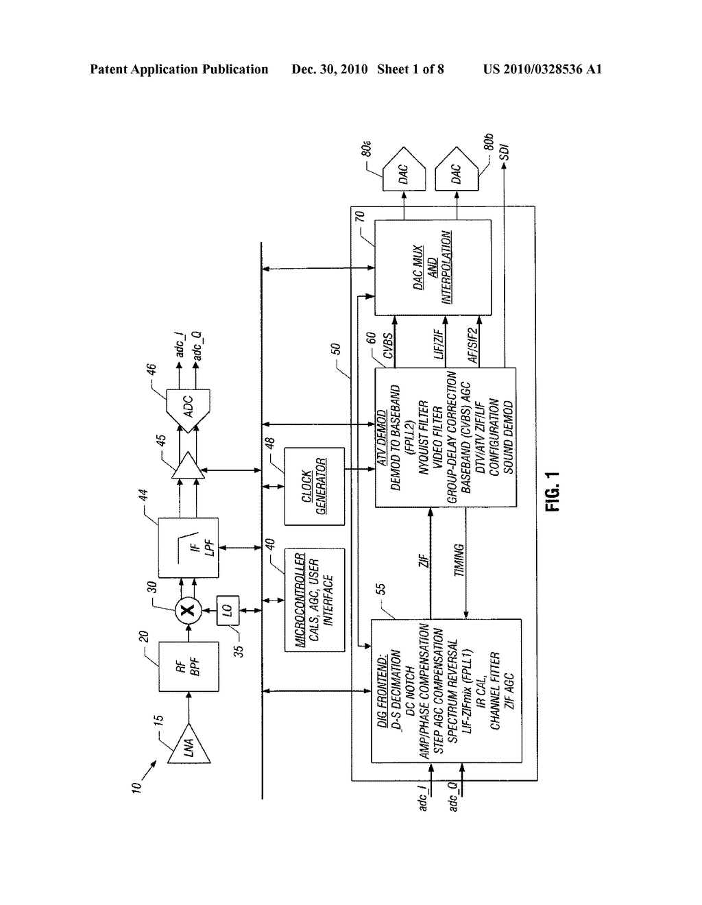 Digital Signal Processor (DSP) Architecture For A Hybrid Television Tuner - diagram, schematic, and image 02
