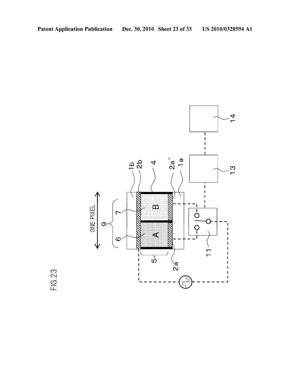 LIQUID CRYSTAL DISPLAY ELEMENT, DISPLAY DEVICE, AND METHOD FOR DRIVING THE SAME - diagram, schematic, and image 24