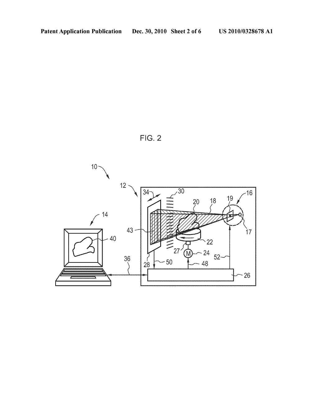 SYSTEM AND METHOD FOR THREE DIMENSIONAL RECONSTRUCTION OF AN ANATOMICAL IMPRESSION - diagram, schematic, and image 03