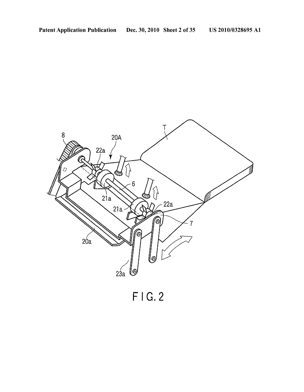 BOOKLET PAGE TURNING APPARATUS, BOOKLET PAGE TURNING METHOD, AND ID PRINTING APPARATUS - diagram, schematic, and image 03