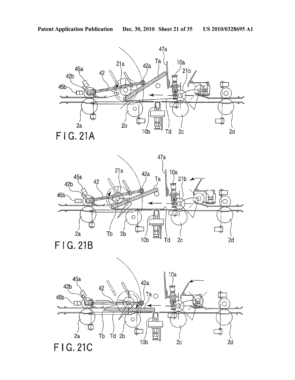 BOOKLET PAGE TURNING APPARATUS, BOOKLET PAGE TURNING METHOD, AND ID PRINTING APPARATUS - diagram, schematic, and image 22