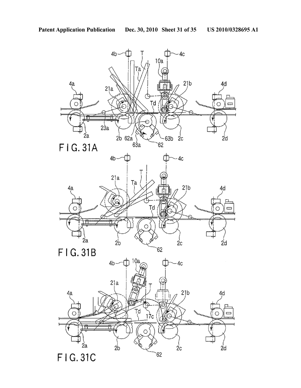 BOOKLET PAGE TURNING APPARATUS, BOOKLET PAGE TURNING METHOD, AND ID PRINTING APPARATUS - diagram, schematic, and image 32