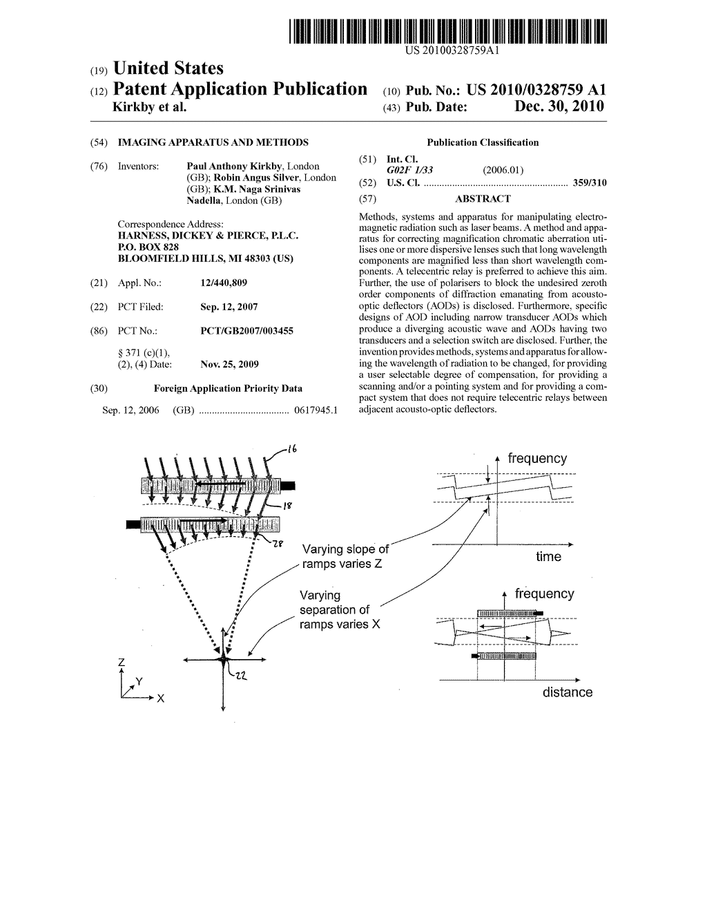 IMAGING APPARATUS AND METHODS - diagram, schematic, and image 01