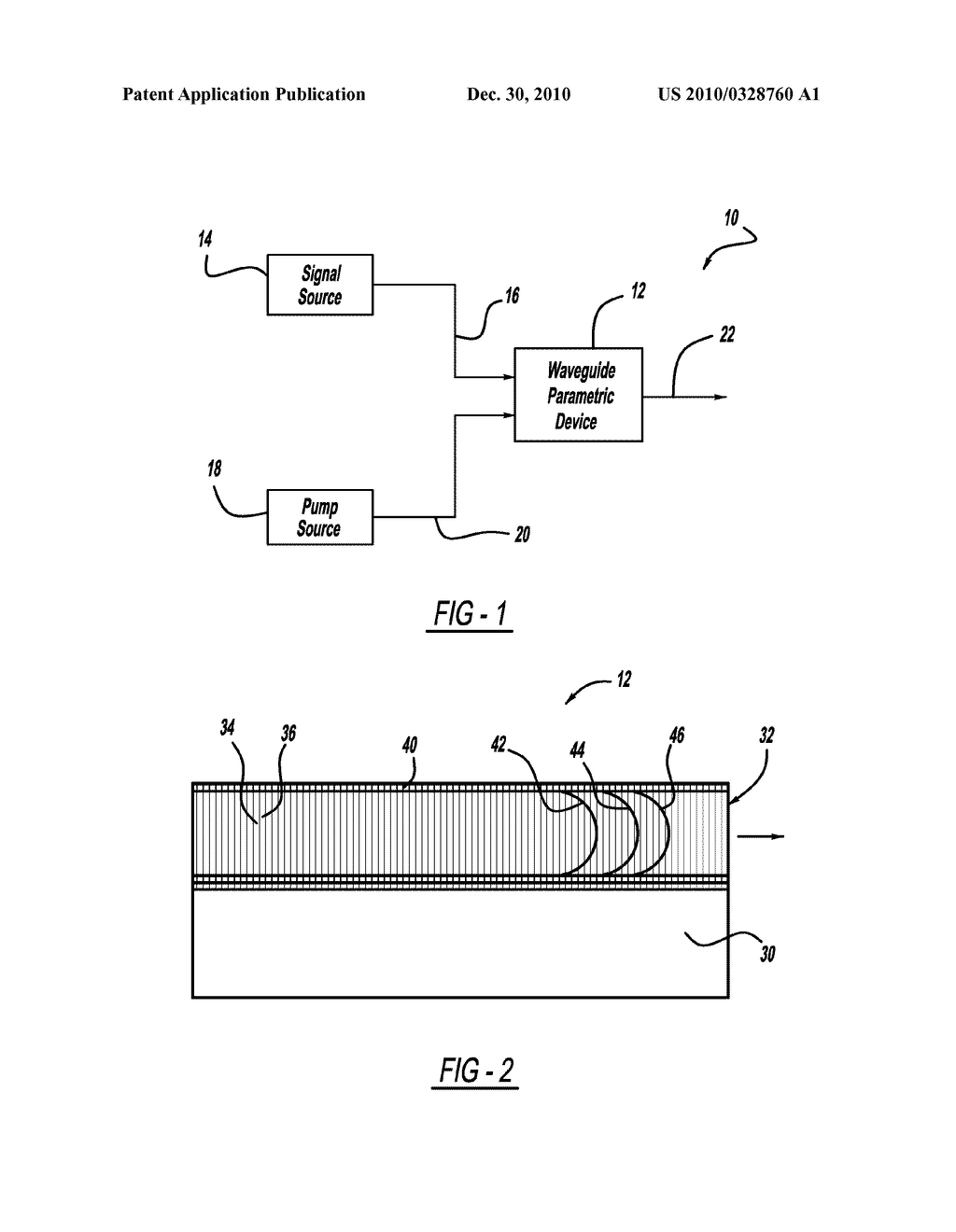 WAVEGUIDE PARAMETRIC DEVICE AND METHOD - diagram, schematic, and image 02