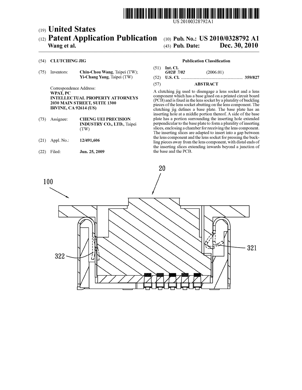 CLUTCHING JIG - diagram, schematic, and image 01