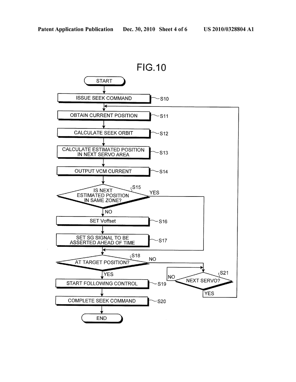 MAGNETIC DISK STORAGE DEVICE AND METHOD CONTROLLING OF MAGNETIC DISK STORAGE DEVICE - diagram, schematic, and image 05