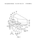 Near-field light generating device that includes near-field light generating element accommodated in a groove of an encasing layer diagram and image