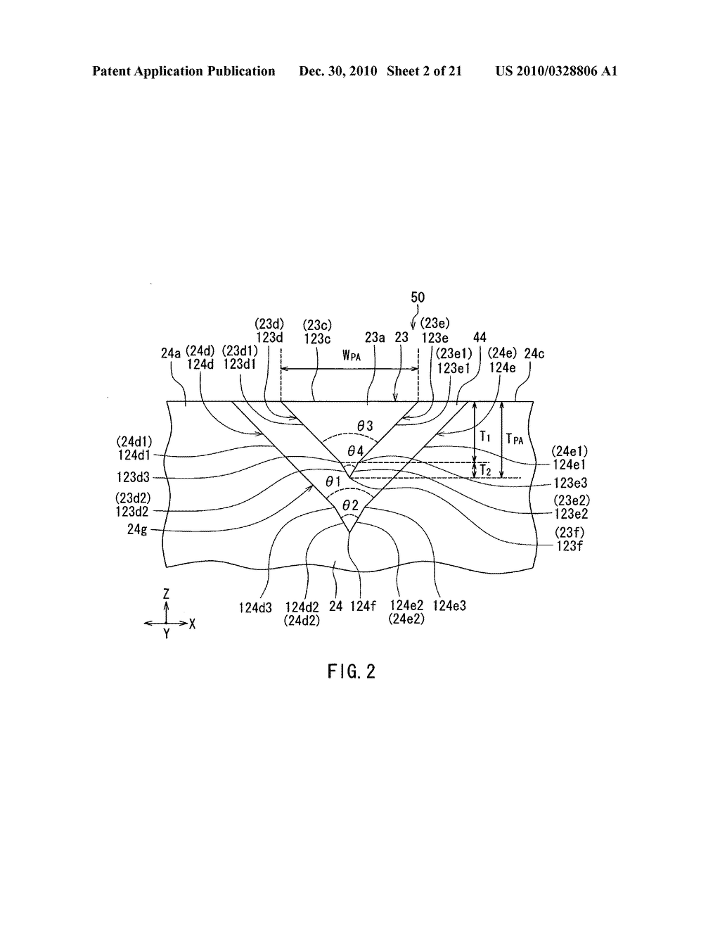 Near-field light generating device that includes near-field light generating element accommodated in a groove of an encasing layer - diagram, schematic, and image 03
