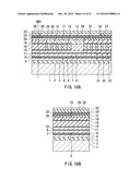 Near-field light generating device that includes near-field light generating element accommodated in a groove of an encasing layer diagram and image