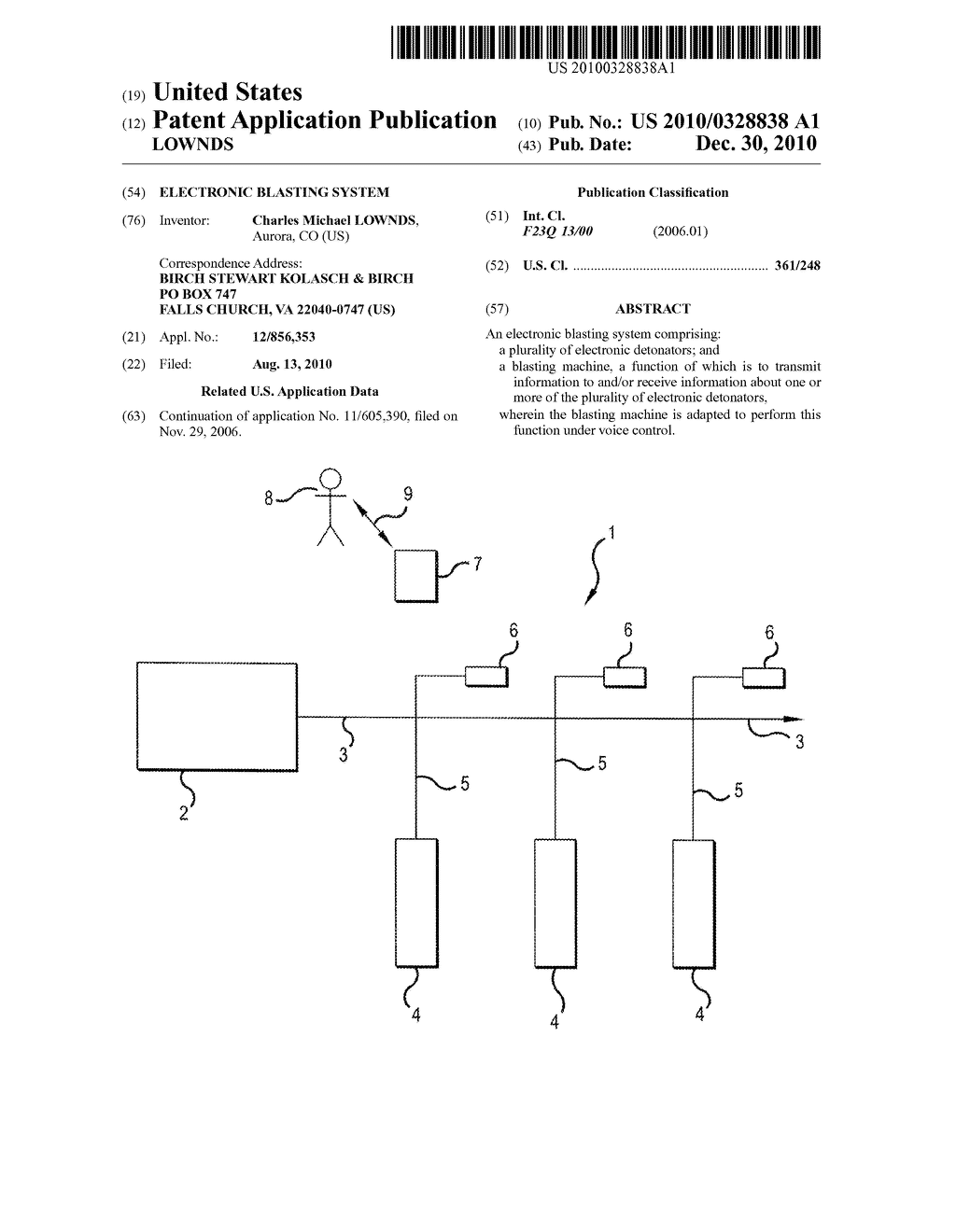 ELECTRONIC BLASTING SYSTEM - diagram, schematic, and image 01