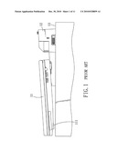 ADJUSTABLE MECHANISM AND ELECTRONIC DEVICE HAVING THE ADJUSTABLE MECHANISM diagram and image