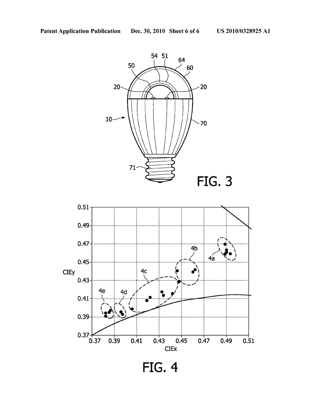 ILLUMINATION DEVICE WITH LED AND A TRANSMISSIVE SUPPORT COMPRISING A LUMINESCENT MATERIAL - diagram, schematic, and image 07