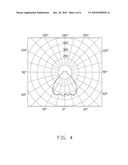 LED LIGHTING MODULE WITH LARGE LIGHT EMITTING ANGLE diagram and image