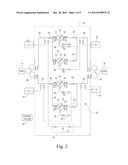 VARIABLE FREQUENCY TRANSFORMER HAVING MULTIPLE HORIZONTAL ROTARY TRANSFORMERS WITH COMMON CONTROLS AND VOLTAGE INFRASTRUCTURE AND METHOD diagram and image