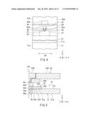 Near-field light generating device including near-field light generating element disposed over waveguide with buffer layer and adhesion layer therebetween diagram and image