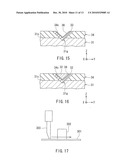 Near-field light generating device including near-field light generating element disposed over waveguide with buffer layer and adhesion layer therebetween diagram and image