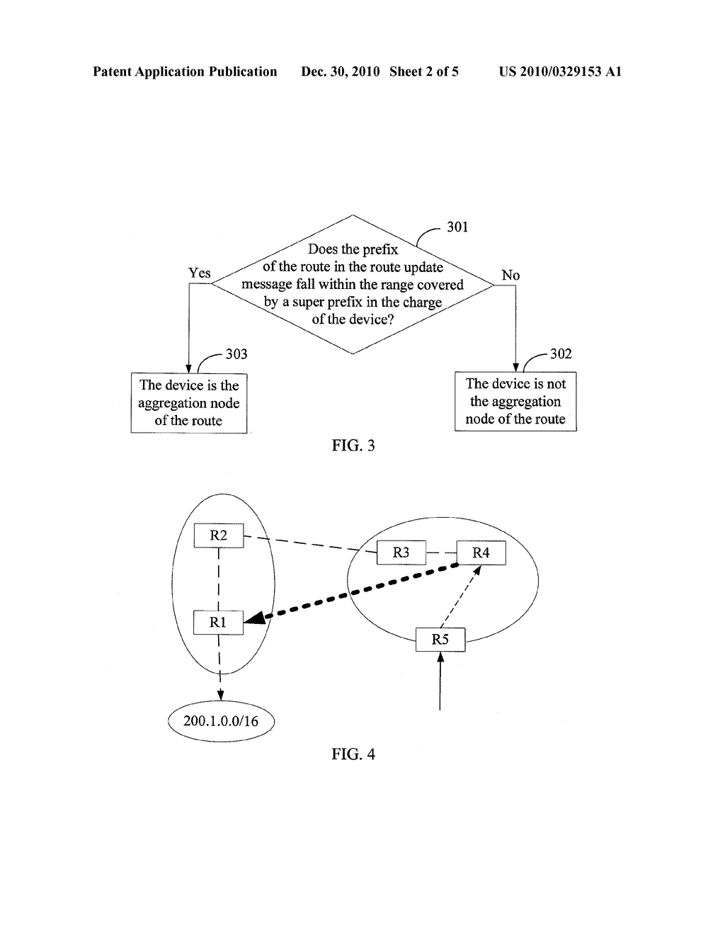 METHOD AND DEVICE FOR INSTALLING AND DISTRIBUTING ROUTES - diagram, schematic, and image 03