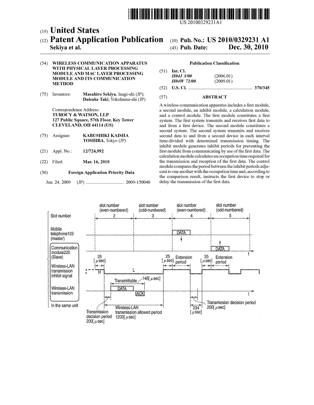 WIRELESS COMMUNICATION APPARATUS WITH PHYSICAL LAYER PROCESSING MODULE AND MAC LAYER PROCESSING MODULE AND ITS COMMUNICATION METHOD - diagram, schematic, and image 01