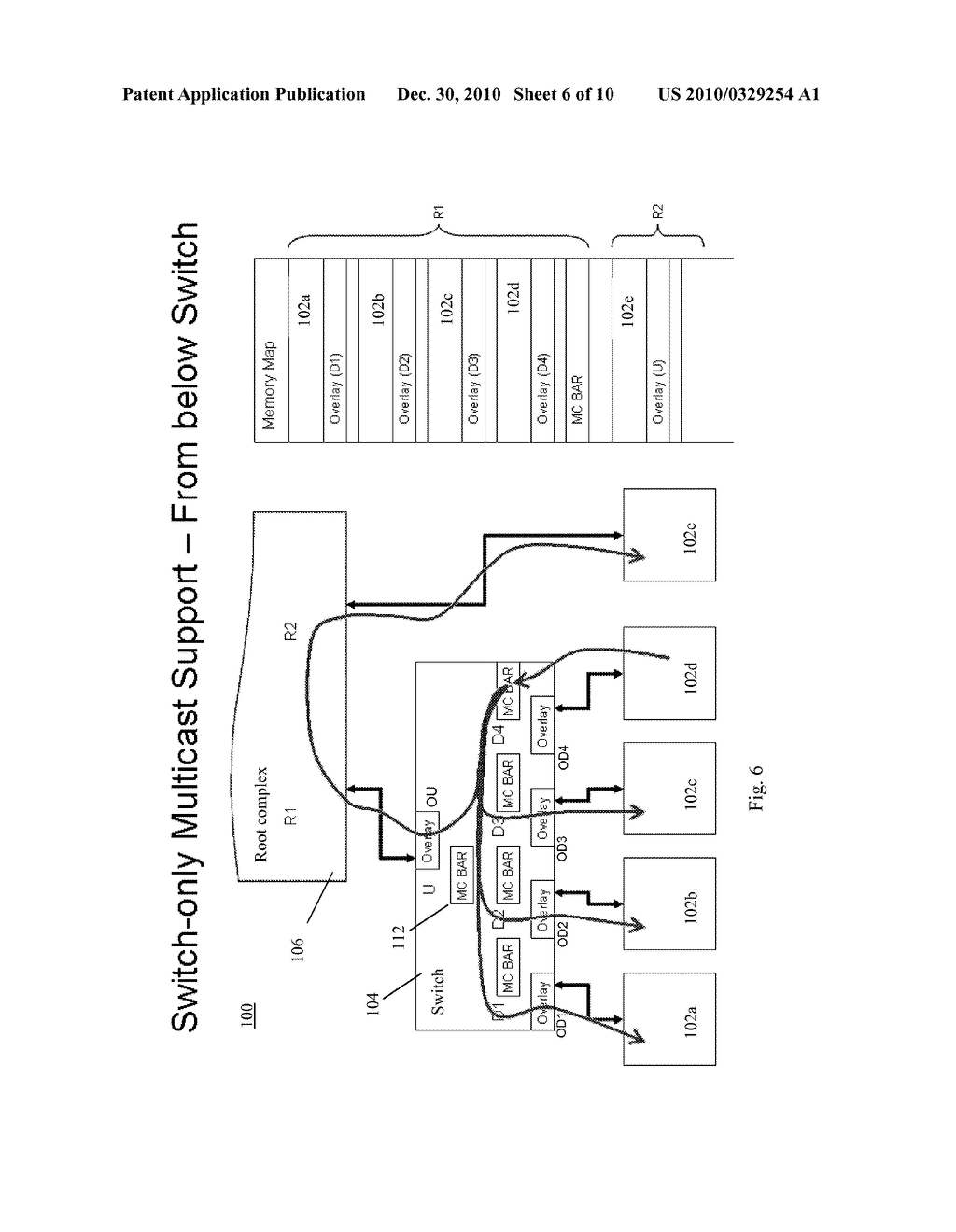 MULTICAST SUPPORT ON A SWITCH FOR PCIe ENDPOINT DEVICES - diagram, schematic, and image 07