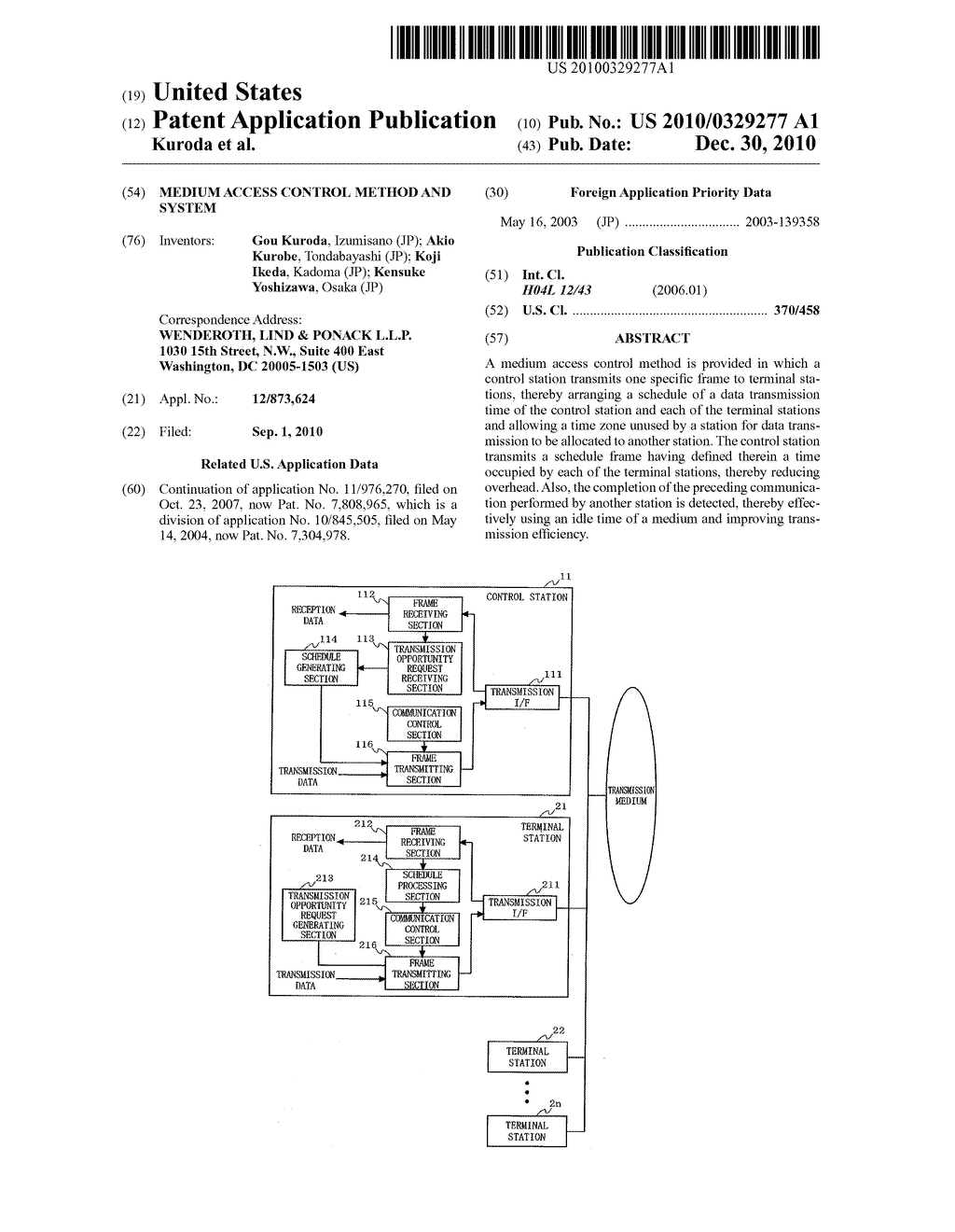 MEDIUM ACCESS CONTROL METHOD AND SYSTEM - diagram, schematic, and image 01