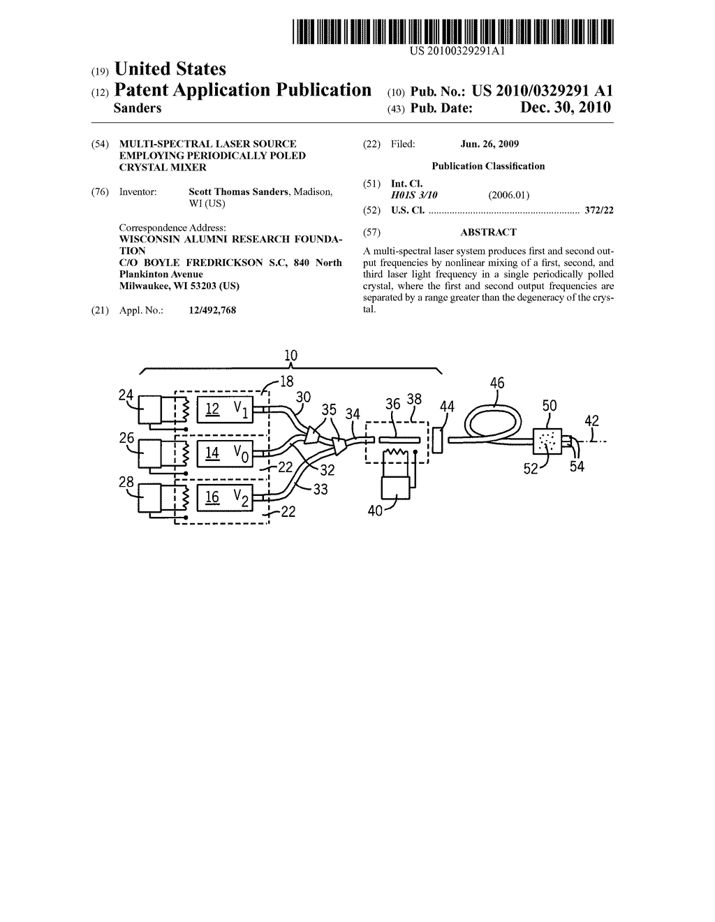 MULTI-SPECTRAL LASER SOURCE EMPLOYING PERIODICALLY POLED CRYSTAL MIXER - diagram, schematic, and image 01