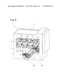 FITTING STRUCTURE FOR PROCESS CARTRIDGES AND IMAGE FORMING APPARATUS BODY, AND IMAGE FORMING APPARATUS HAVING THIS STRUCTURE diagram and image