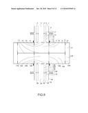 RADIAL FLOW CONTINUOUS REACTION/REGENERATION APPARATUS diagram and image