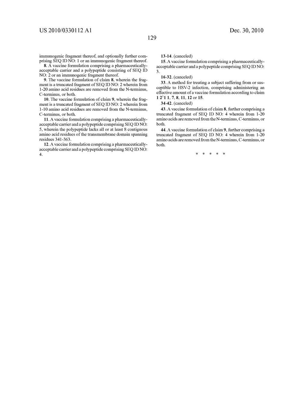 VACCINES AGAINST HERPES SIMPLEX VIRUS TYPE 2: COMPOSITIONS AND METHODS FOR ELICITING AN IMMUNE RESPONSE - diagram, schematic, and image 133