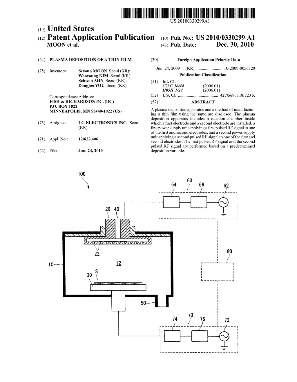 PLASMA DEPOSITION OF A THIN FILM - diagram, schematic, and image 01