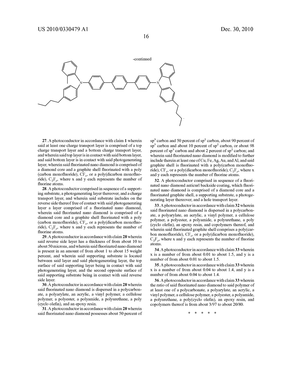 FLUORINATED NANO DIAMOND ANTICURL BACKSIDE COATING (ACBC) PHOTOCONDUCTORS - diagram, schematic, and image 17