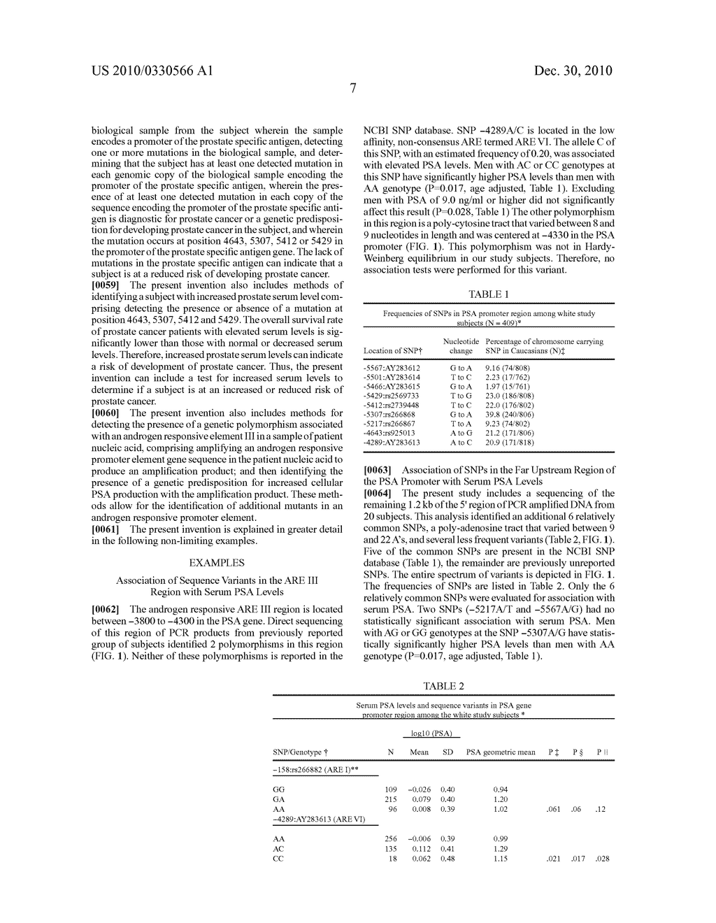 GENETIC POLYMORPHISMS IN THE PROSTATE-SPECIFIC ANTIGEN GENE PROMOTER - diagram, schematic, and image 12