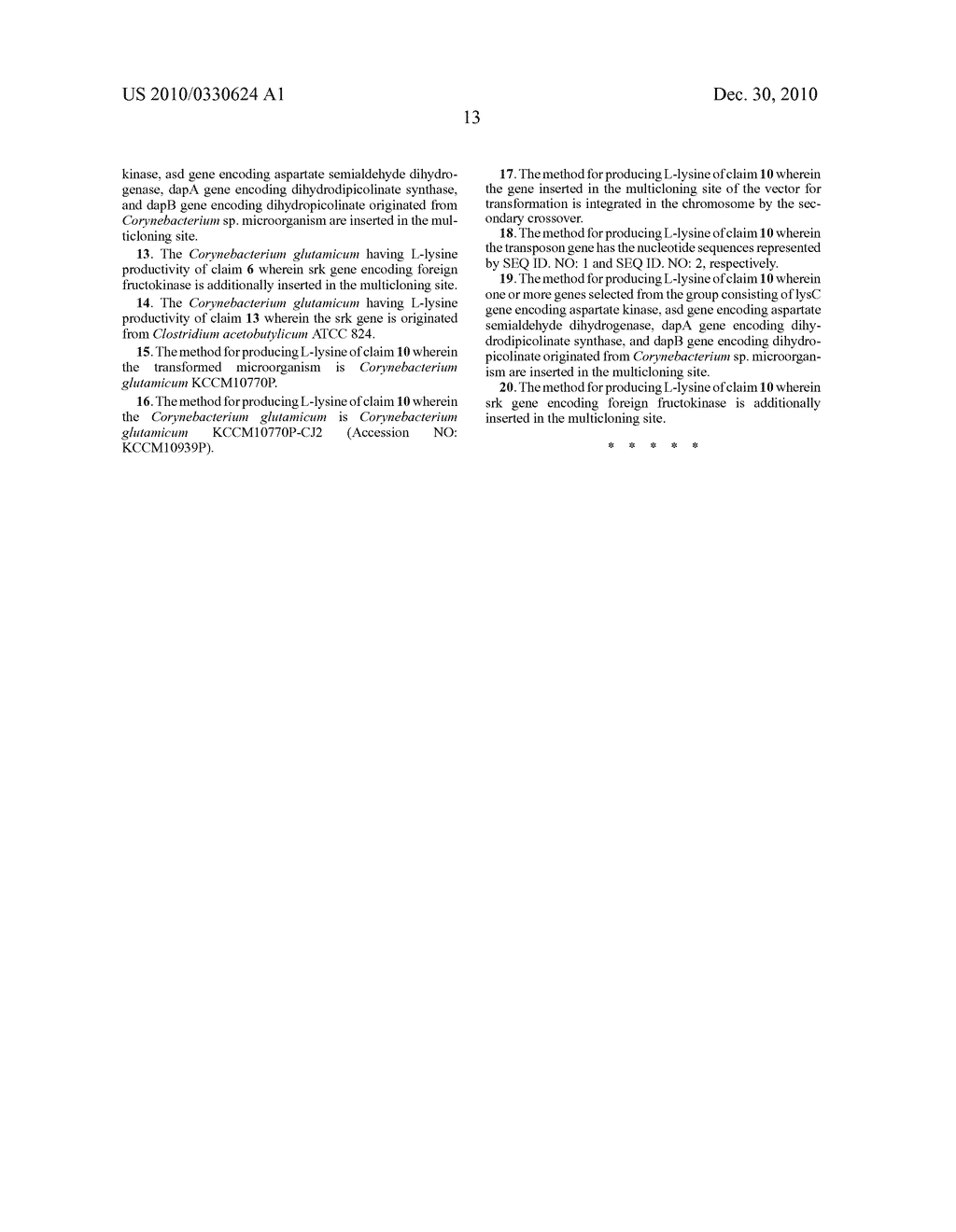 Vector for transformation using transposons, microorganisms transformed by the vector, and method for producing L-lysine using the same - diagram, schematic, and image 18