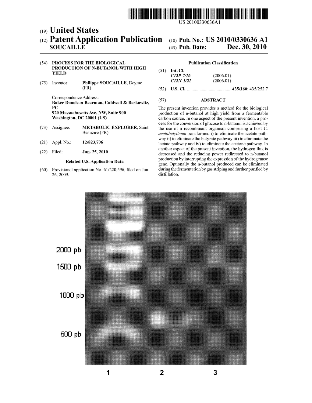 PROCESS FOR THE BIOLOGICAL PRODUCTION OF N-BUTANOL WITH HIGH YIELD - diagram, schematic, and image 01