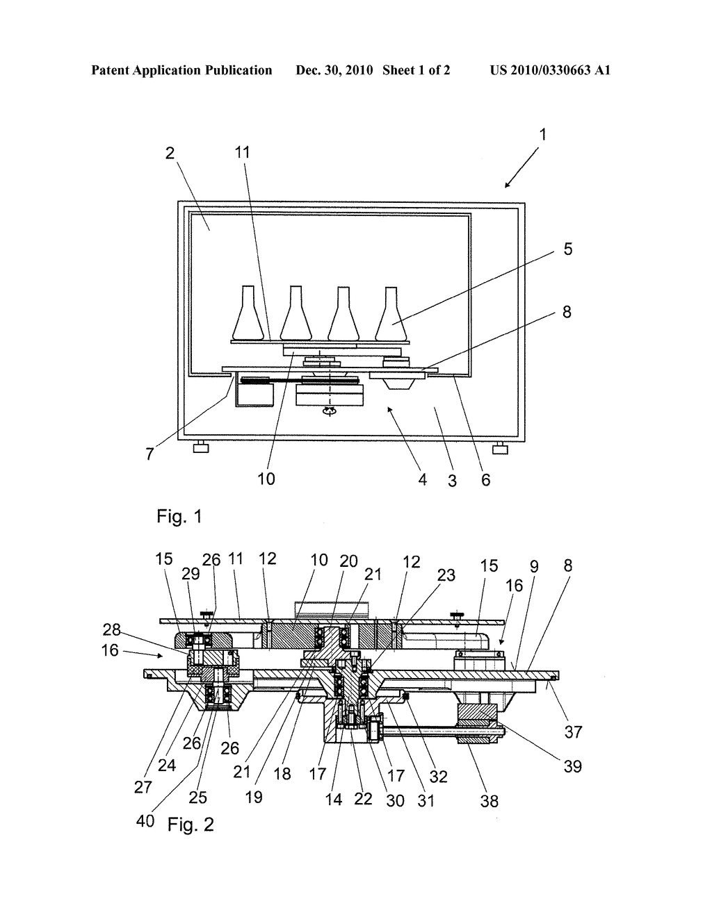 INCUBATOR COMPRISING A SHAKING DEVICE - diagram, schematic, and image 02