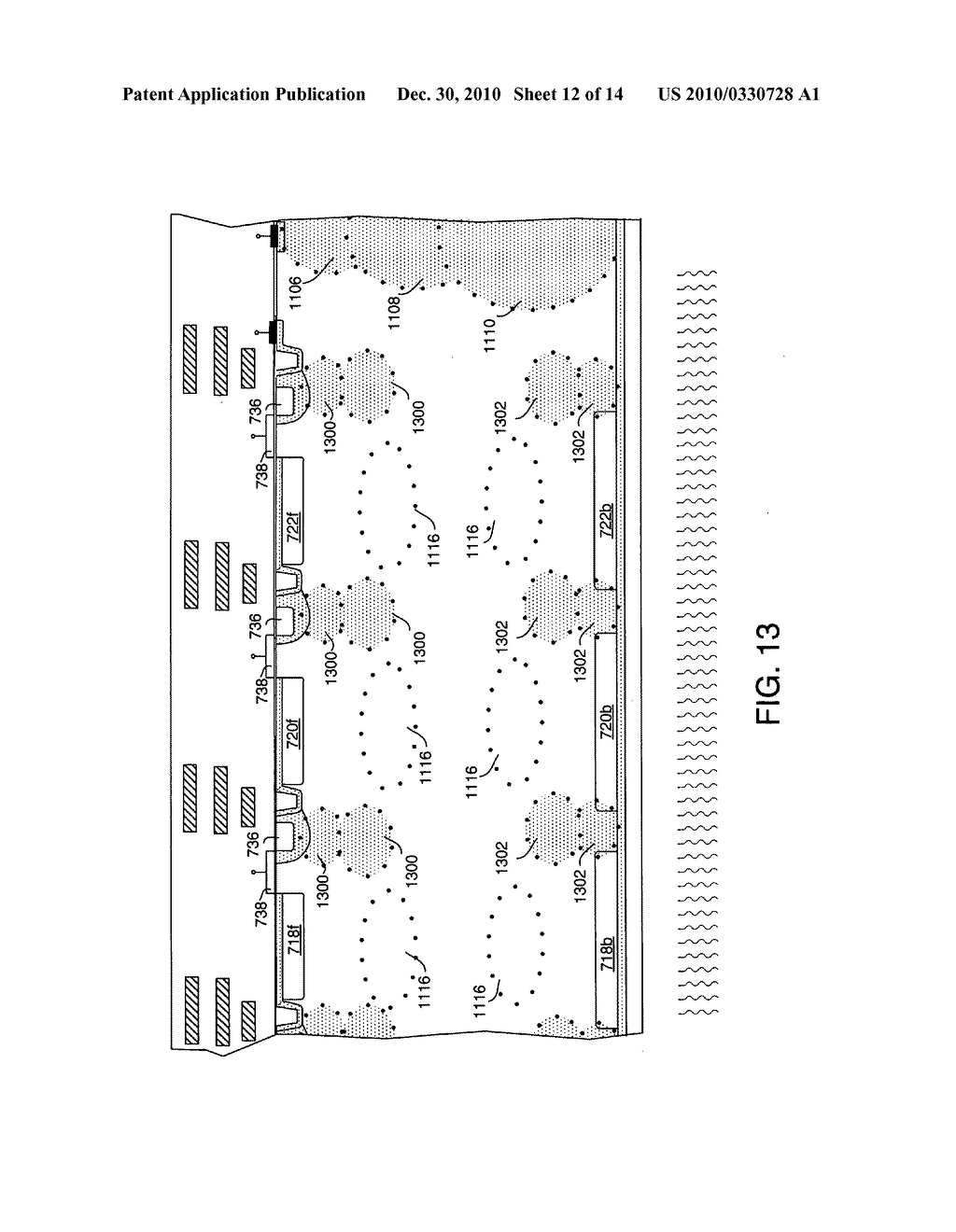 Method of aligning elements in a back-illuminated image sensor - diagram, schematic, and image 13