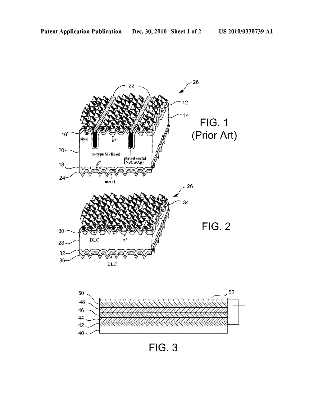 Diamond-Like Carbon Electronic Devices and Methods of Manufacture - diagram, schematic, and image 02