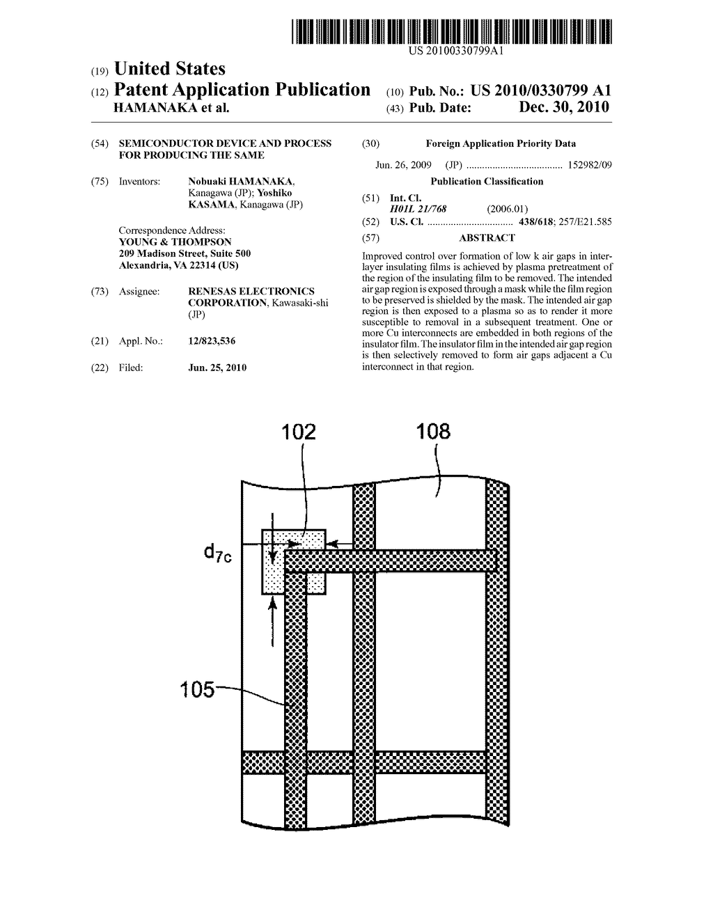 SEMICONDUCTOR DEVICE AND PROCESS FOR PRODUCING THE SAME - diagram, schematic, and image 01