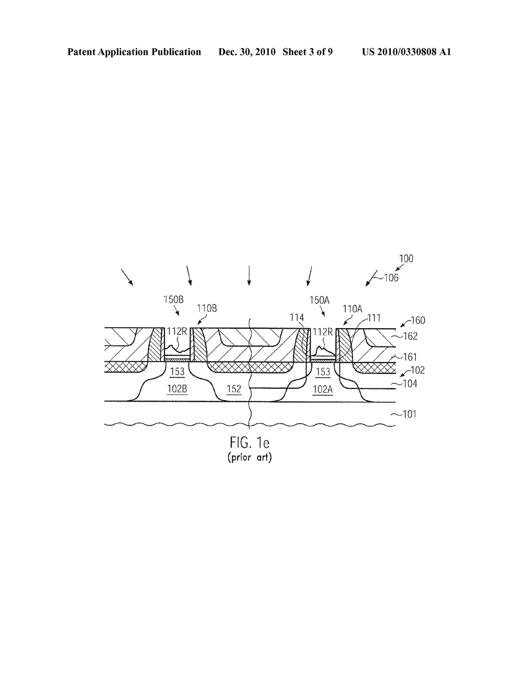 CAP LAYER REMOVAL IN A HIGH-K METAL GATE STACK BY USING AN ETCH PROCESS - diagram, schematic, and image 04