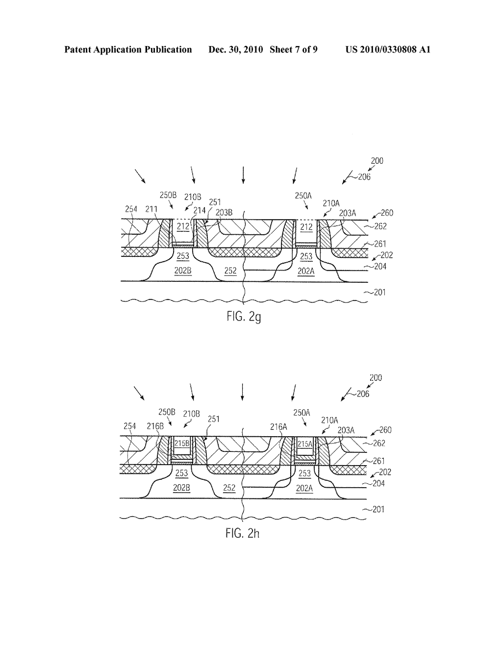 CAP LAYER REMOVAL IN A HIGH-K METAL GATE STACK BY USING AN ETCH PROCESS - diagram, schematic, and image 08