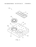 COMBINATION MODULE WITH ANTENNA AND AUDIO-COMPONENT diagram and image