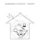 Displaying Caller Information on Wireless Local Network Connected Device diagram and image