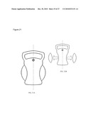 Vibratory Exercise Device with Low Center of Gravity and Modular Weights diagram and image