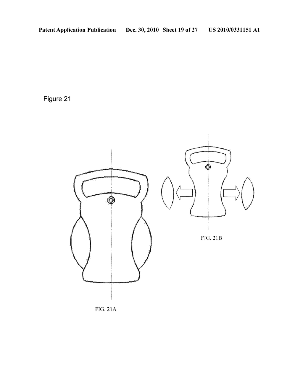 Vibratory Exercise Device with Low Center of Gravity and Modular Weights - diagram, schematic, and image 20