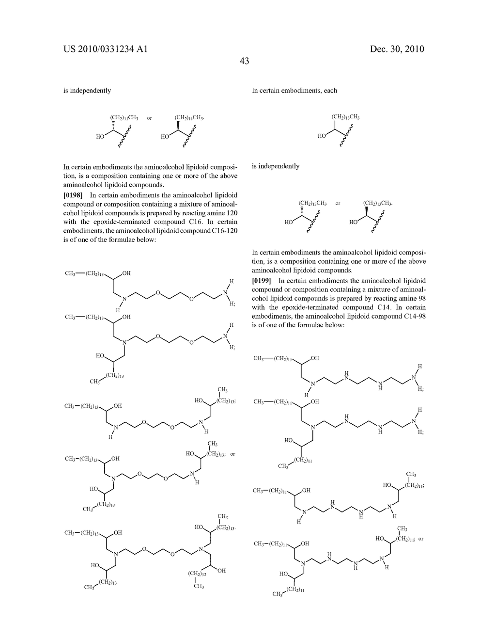 AMINOALCOHOL LIPIDOIDS AND USES THEREOF - diagram, schematic, and image 72