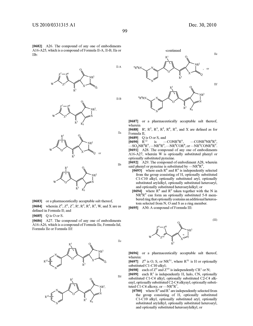 RHODANINES AND RELATED HETEROCYCLES AS KINASE INHIBITORS - diagram, schematic, and image 100