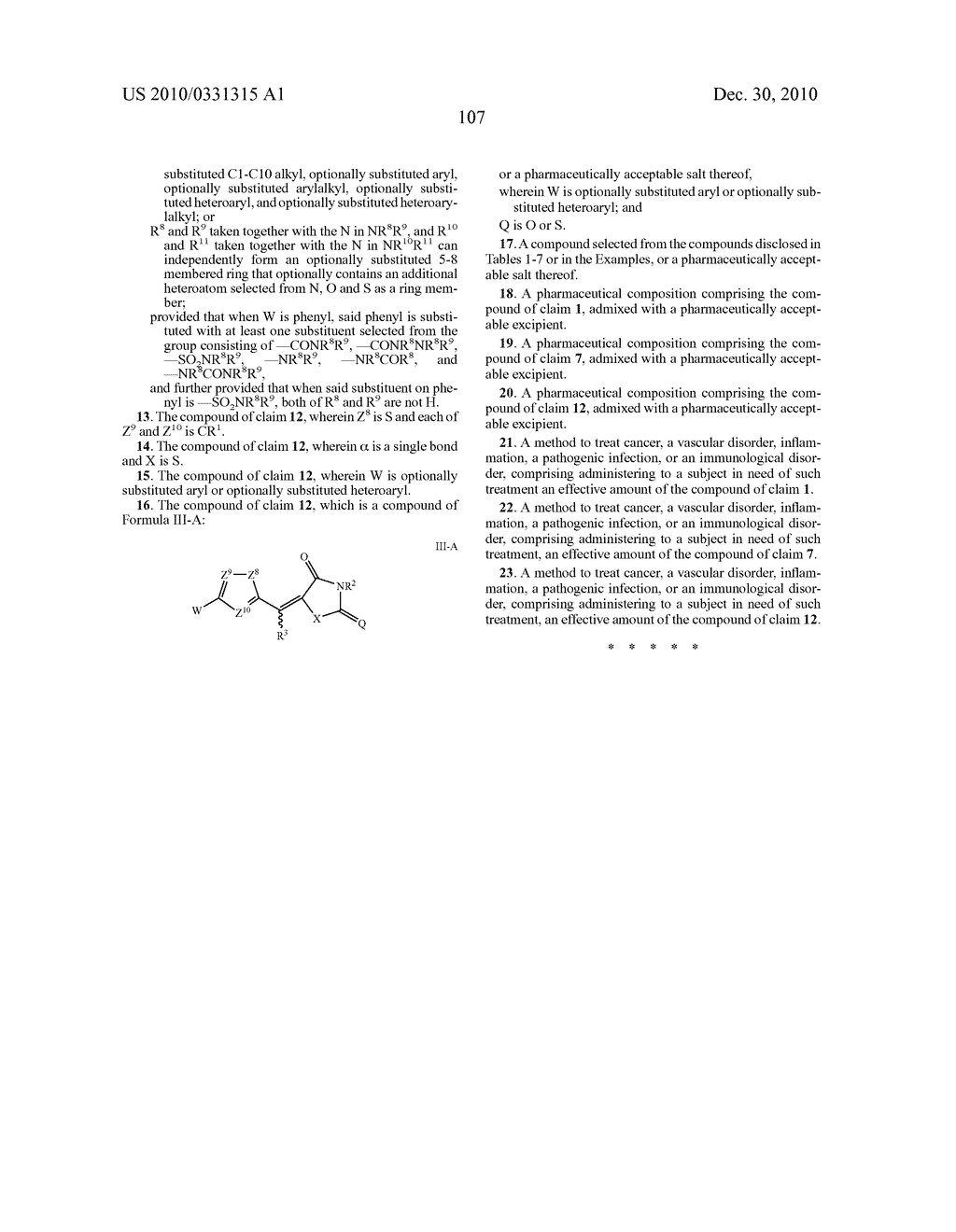 RHODANINES AND RELATED HETEROCYCLES AS KINASE INHIBITORS - diagram, schematic, and image 108