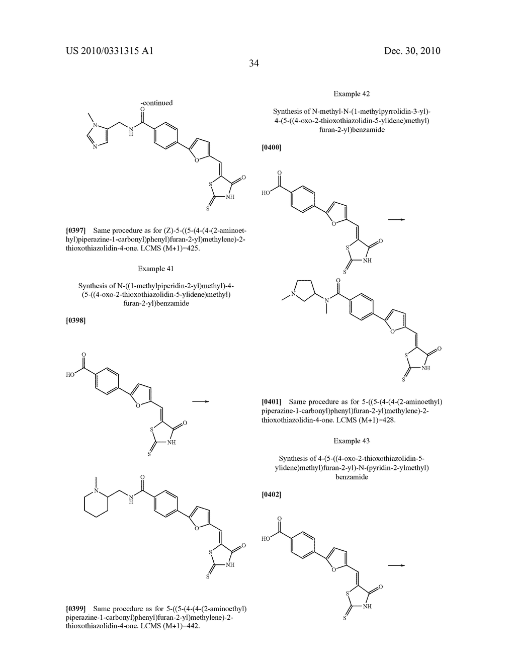 RHODANINES AND RELATED HETEROCYCLES AS KINASE INHIBITORS - diagram, schematic, and image 35