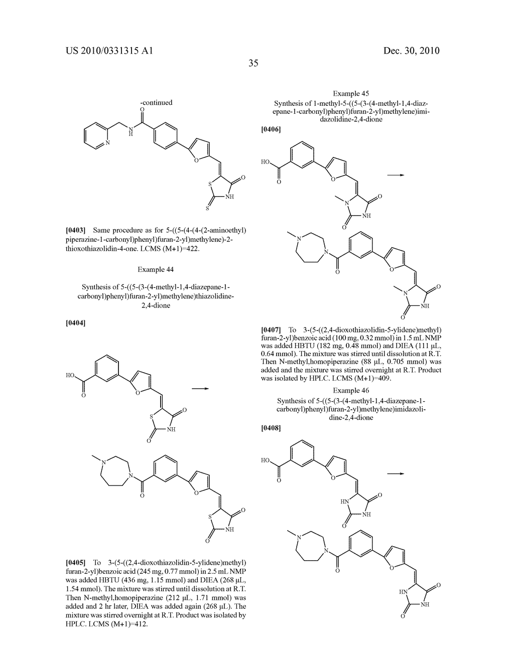 RHODANINES AND RELATED HETEROCYCLES AS KINASE INHIBITORS - diagram, schematic, and image 36