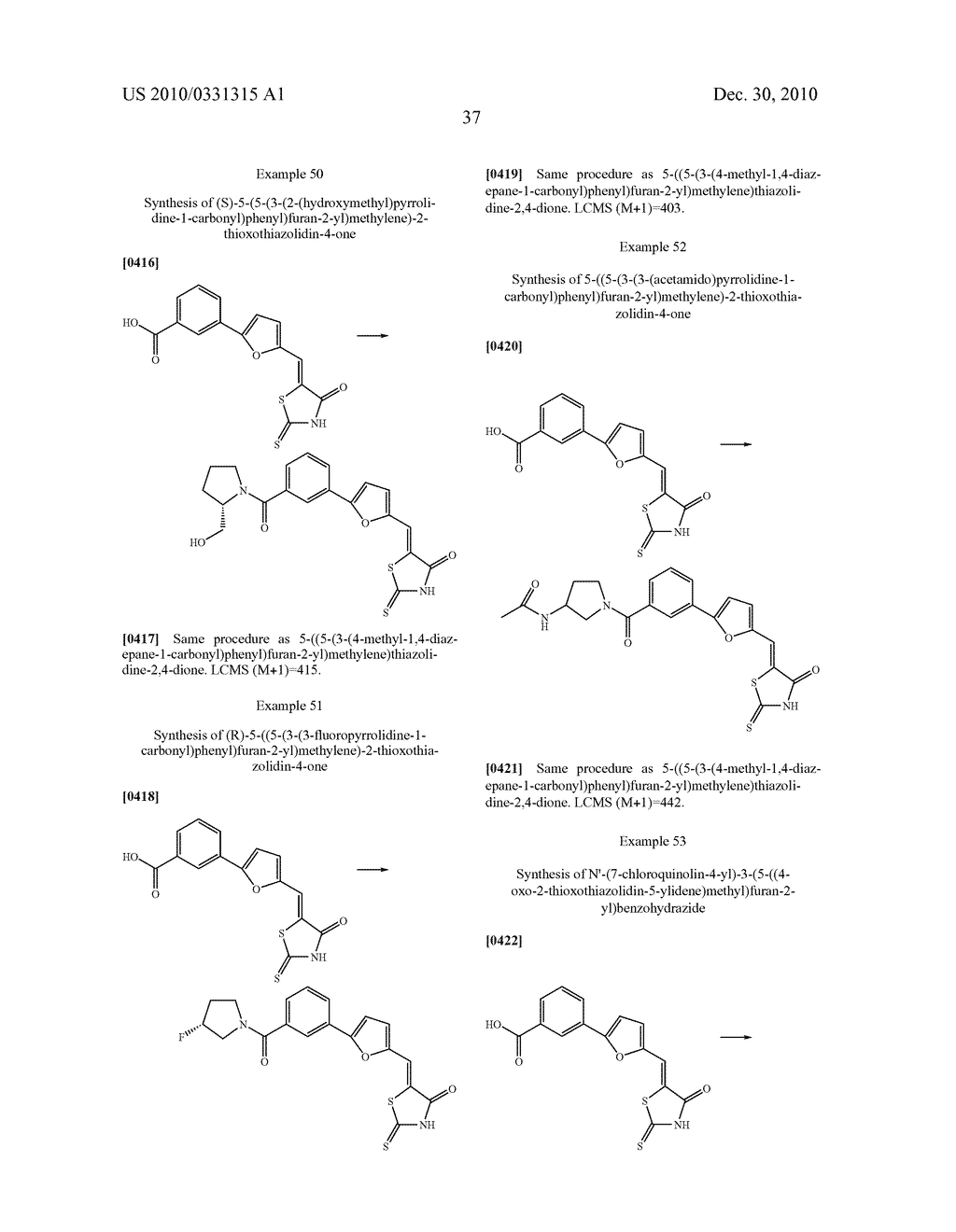 RHODANINES AND RELATED HETEROCYCLES AS KINASE INHIBITORS - diagram, schematic, and image 38