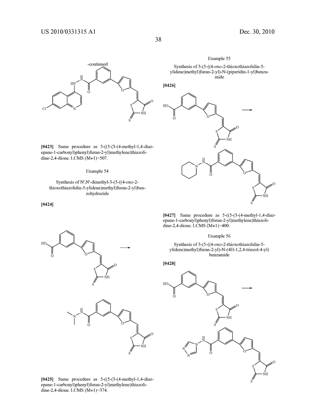 RHODANINES AND RELATED HETEROCYCLES AS KINASE INHIBITORS - diagram, schematic, and image 39